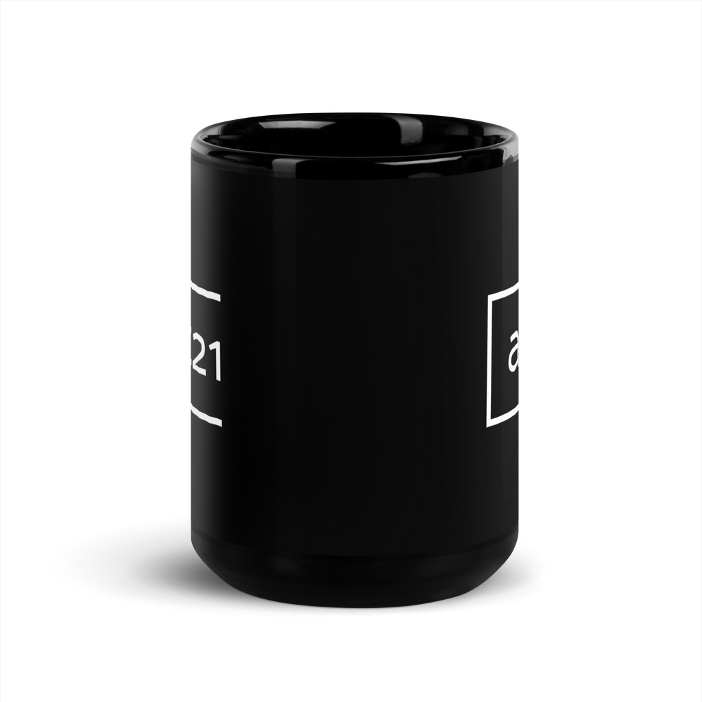 Art21 Black Glossy Mug (15oz)