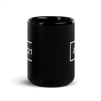 Art21 Black Glossy Mug (15oz)