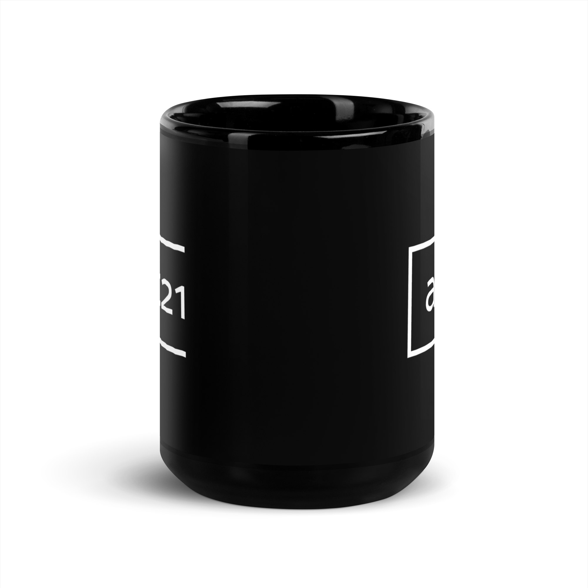 Art21 Black Glossy Mug (15oz)