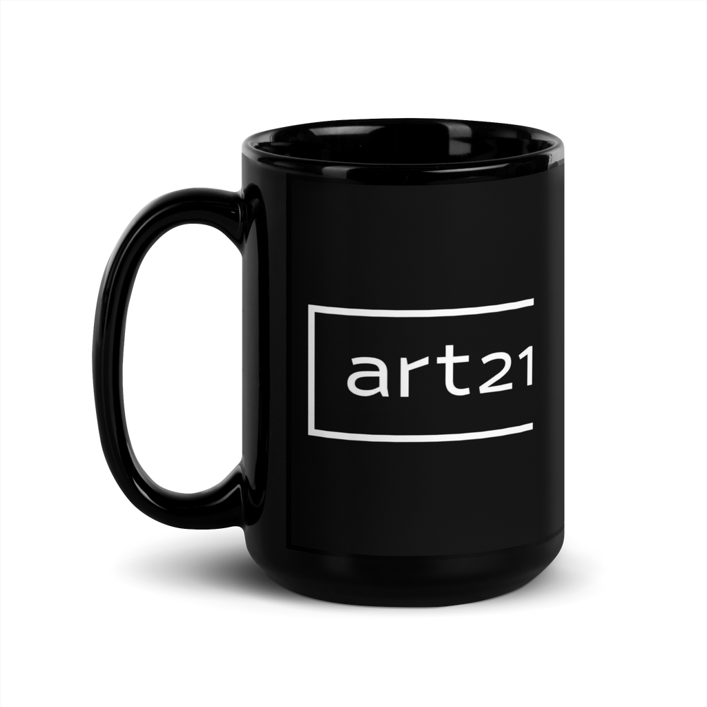 Art21 Black Glossy Mug (15oz)