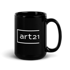 Art21 Black Glossy Mug (15oz)