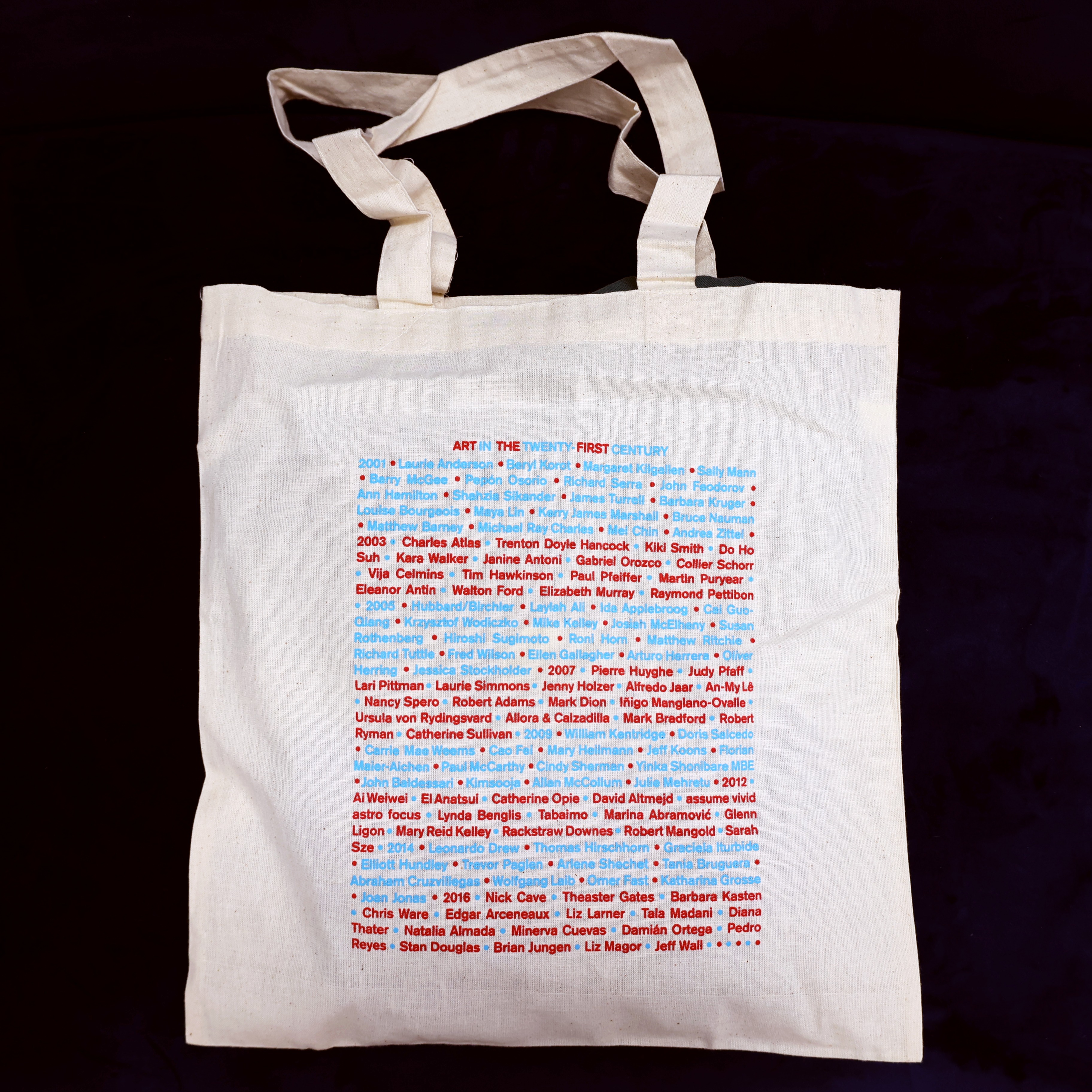 "Art in the Twenty-First Century" Roll Call Tote