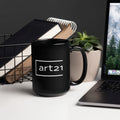 Art21 Black Glossy Mug (15oz)