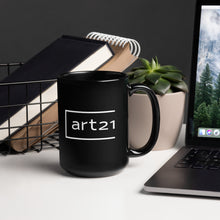 Load image into Gallery viewer, Art21 Black Glossy Mug (15oz)